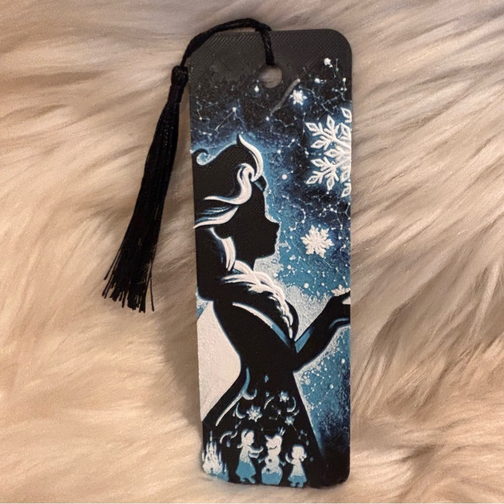 Frozen Elsa 3-D Bookmark Handcrafted
